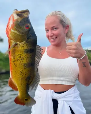 Thumbs Up Peacock Bass